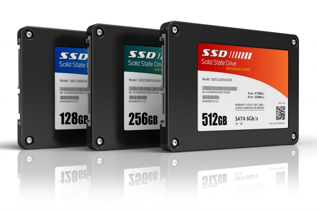 Set of solid state drives (SSD)