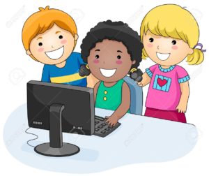 8129517-a-small-group-of-kids-using-a-computer